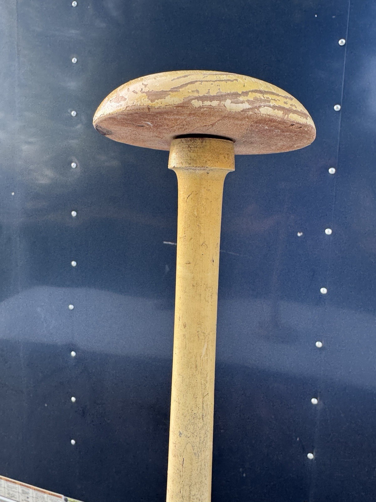 Vintage Wood hat stand table top display general store Old Painted Primitive