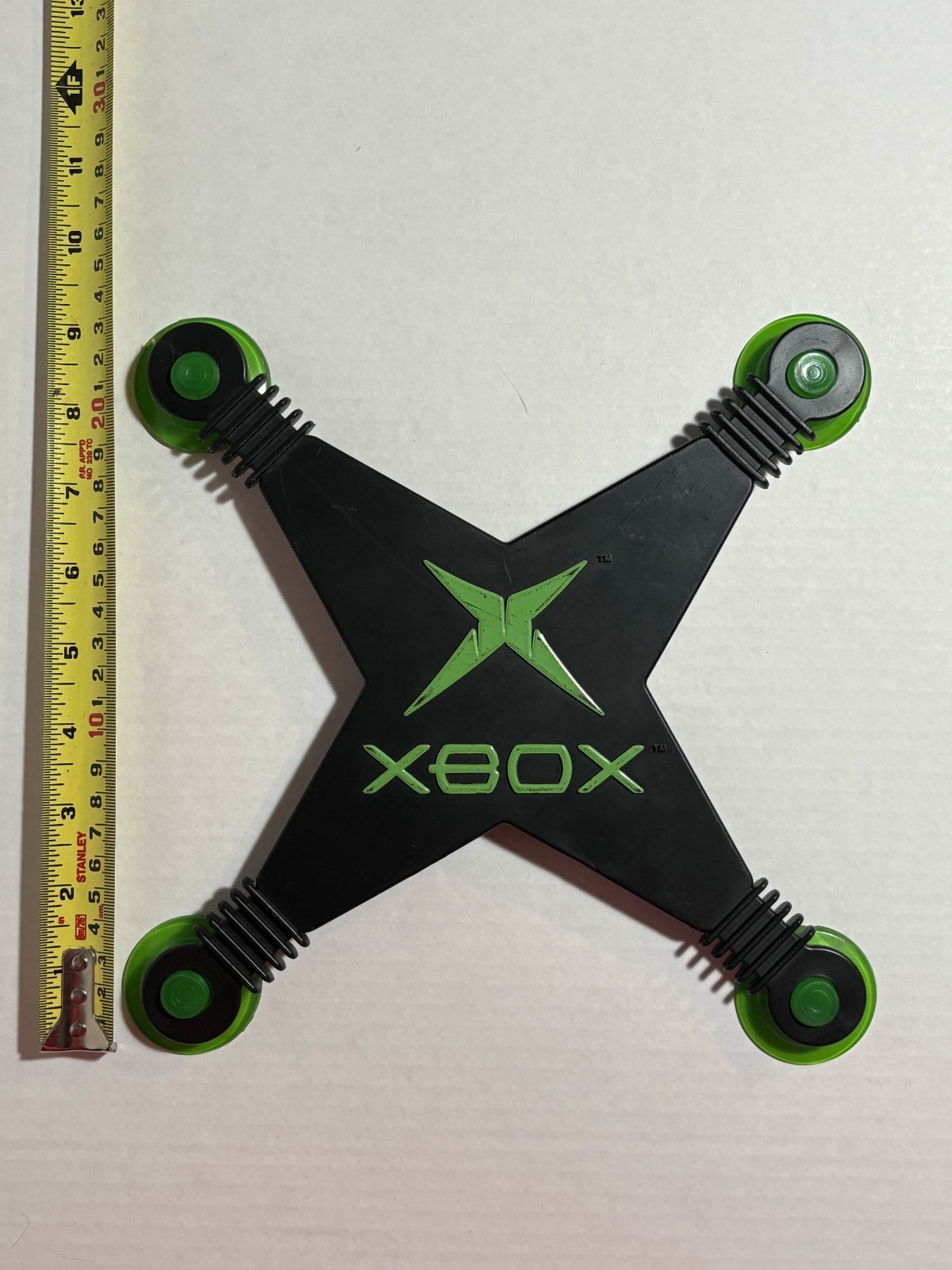 Microsoft Original Xbox Logo X Window Sign Suction Cup Store Display Promo Rare