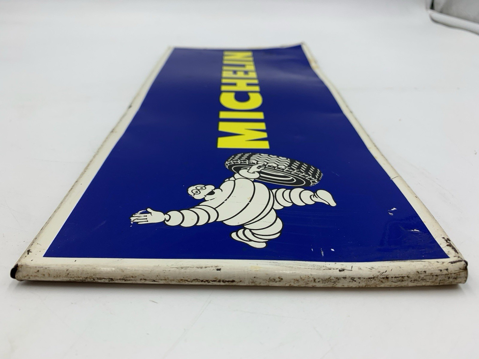 Michelin sign 60’s advertising plate tires 35×15.5×0.5 cm Chagnom