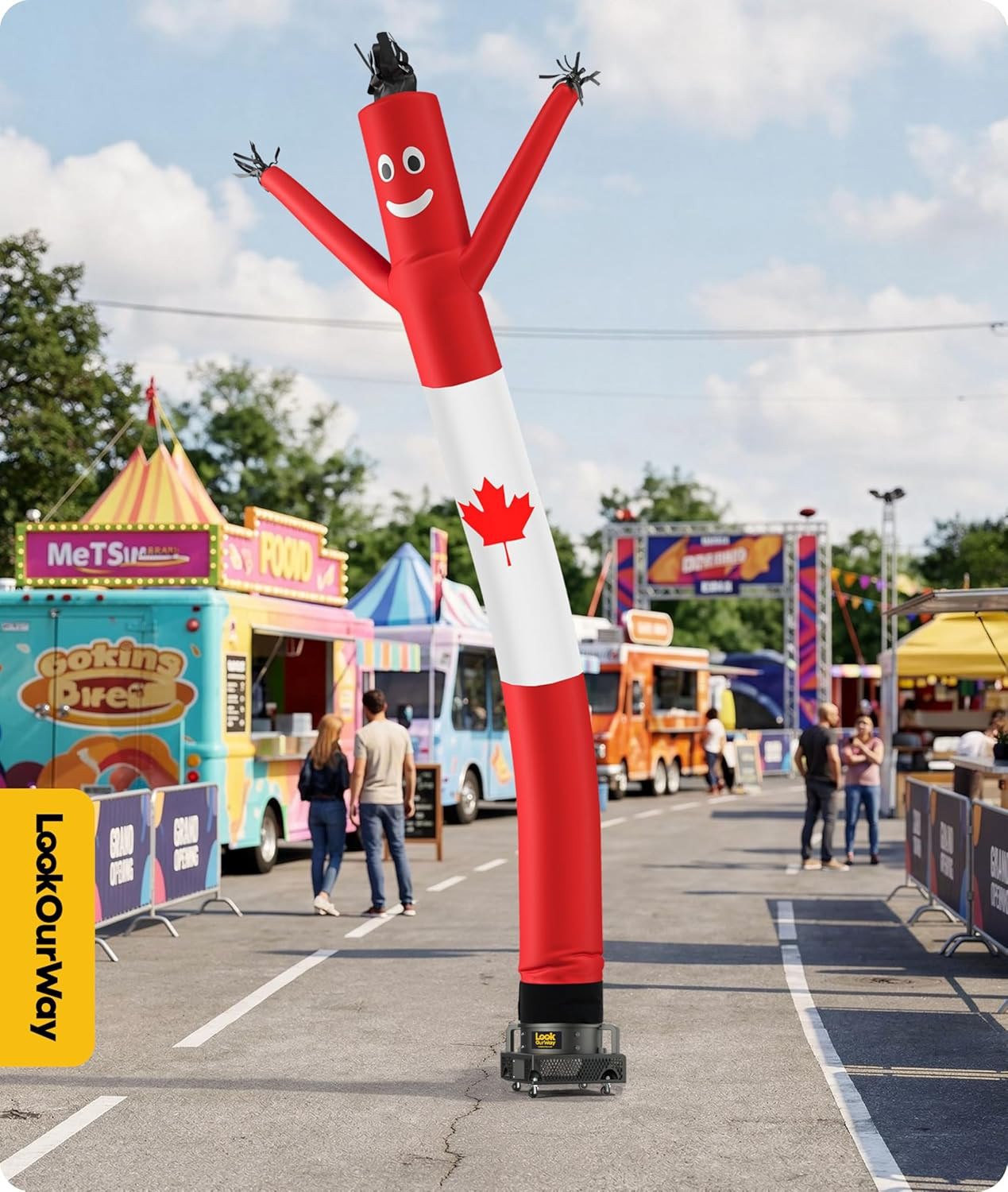Air Dancers Inflatable Tube Man Attachment – 20 Feet Tall Wacky Waving Inflatabl