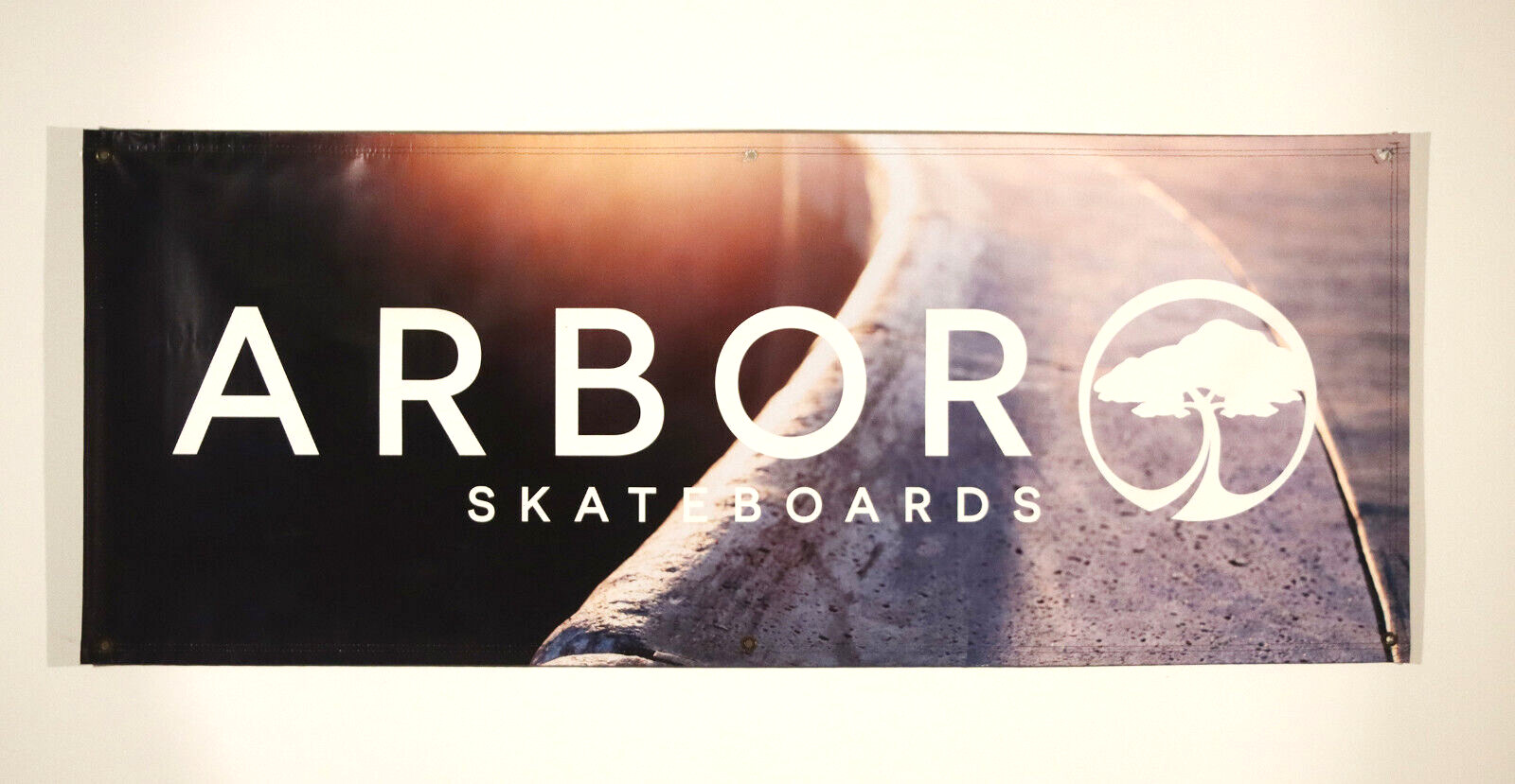 Arbor Skateboards Store Banner 24″ x 60″ Sign Vinyl Skate Surf Shop Poster