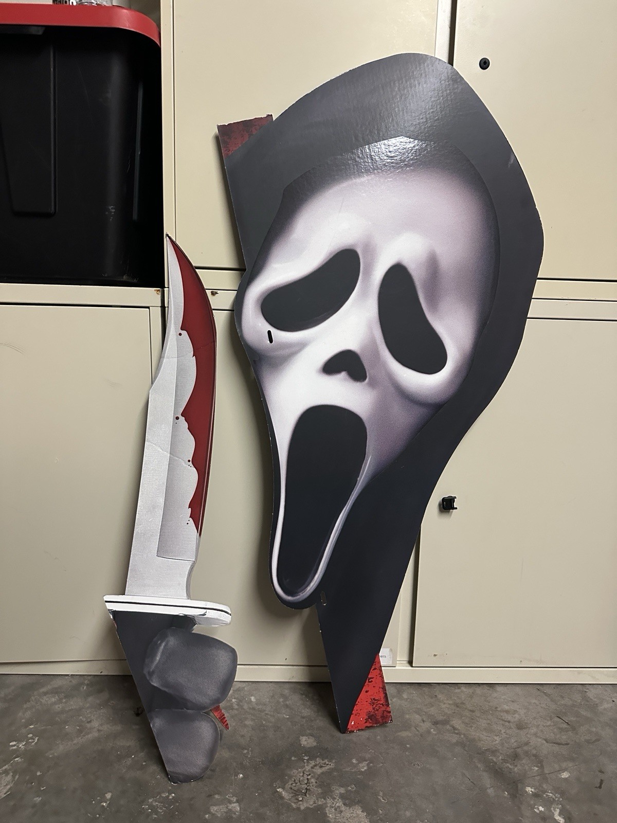 Spirit Halloween GHOST FACE Huge Sign Store Display