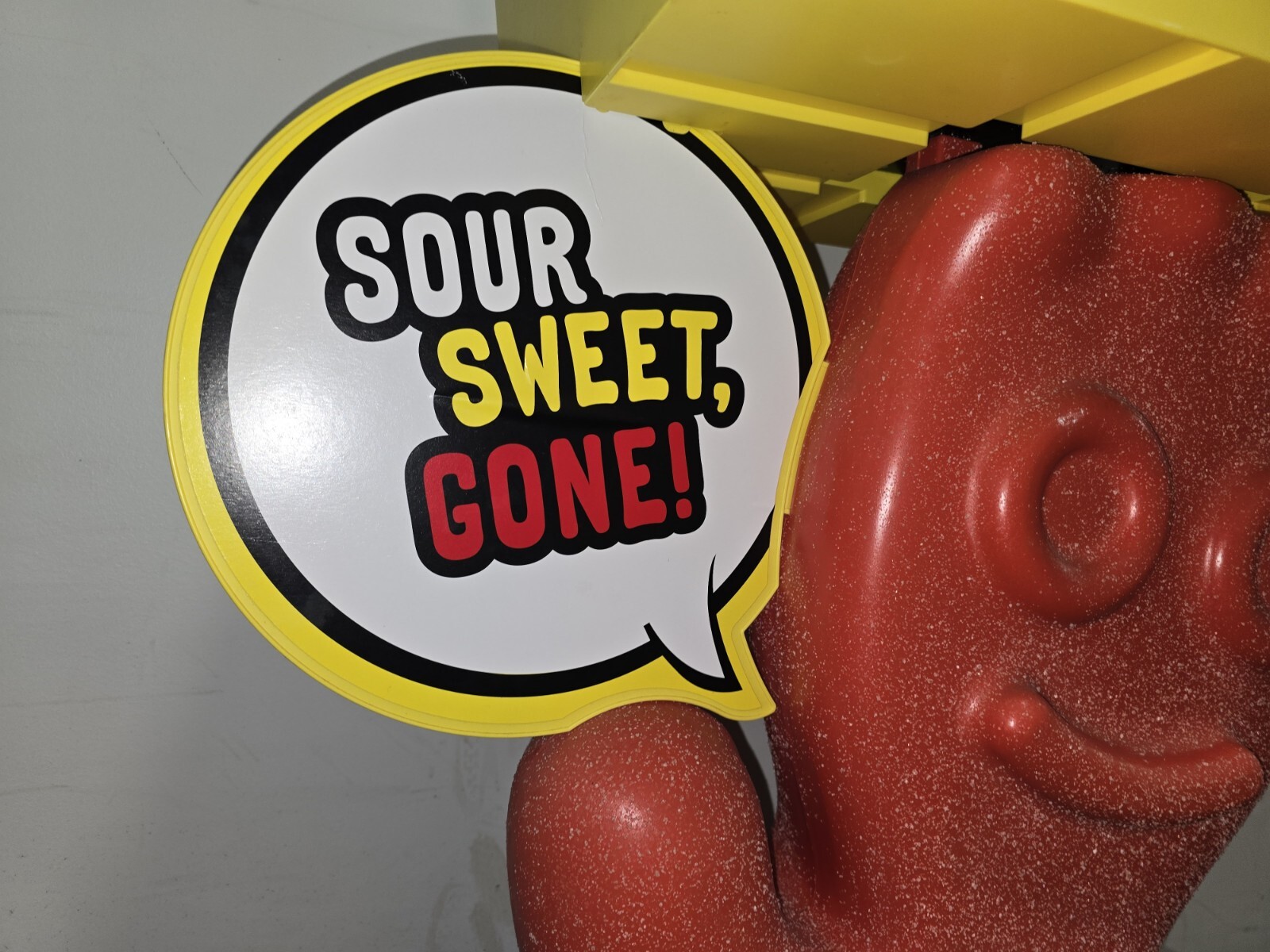 Sour Patch Kids Character Candy Store Display w Storage Tray Rolling Wheels RARE