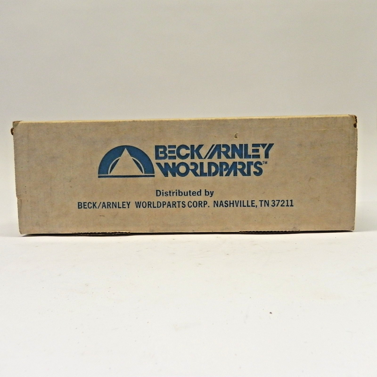 BECK/ARNLEY WORLDPARTS CORP. COMPONENTS CARDBOARD BOX EMPTY DISPLAY USED VINTAGE