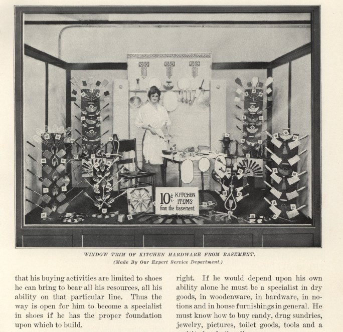 Butler Bros (1914) RETAIL DEPARTMENT STORE LAYOUT windows displays MERCHANDISING