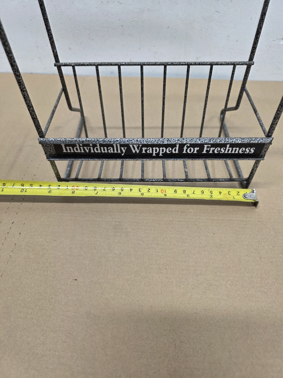 Good Earth Teas Two Tiered Wire Metal Display Rack General Store Food Rack