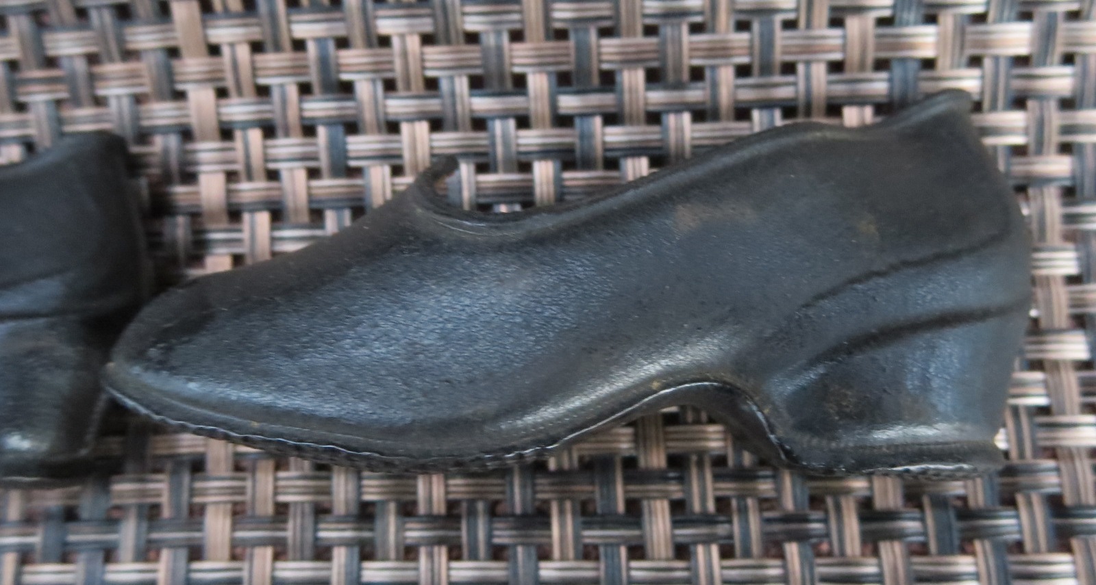 Wales Goodyear Rubber Shoes Worlds Fair Advertising Display Item Black Minis VTG