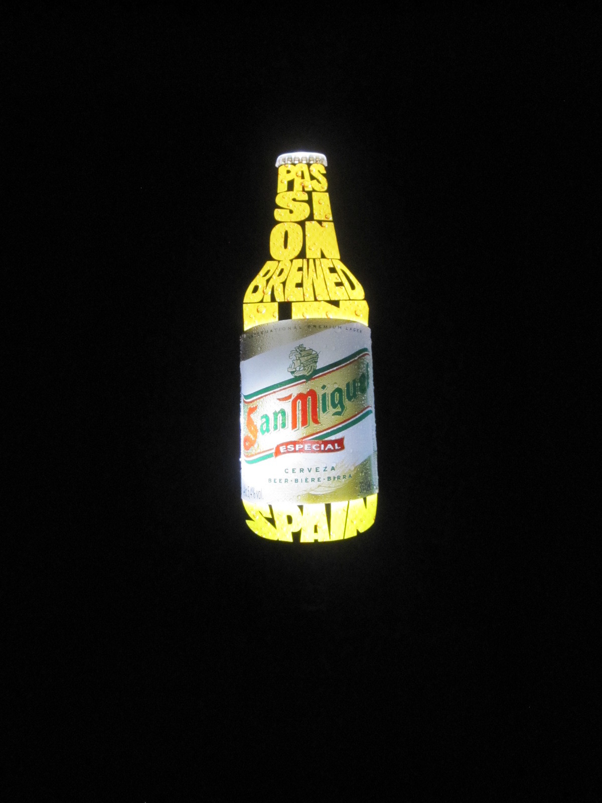 SAN MIGUEL SPAIN BEER Vintage Advertising Light Sign Beer Sign Lamp