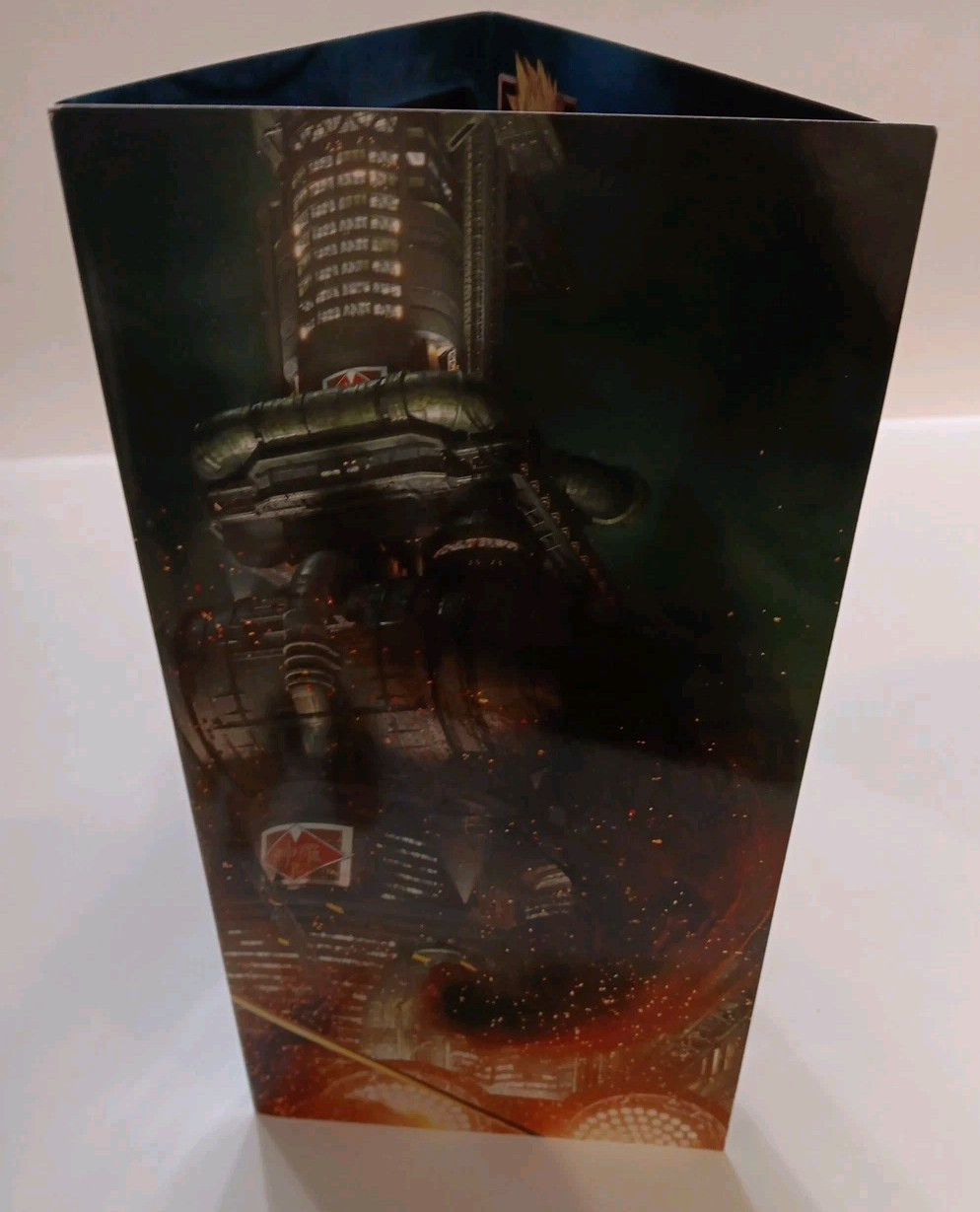 Final Fantasy VII 7 Remake GameStop Promo Store Display, Both Sides Printed RARE