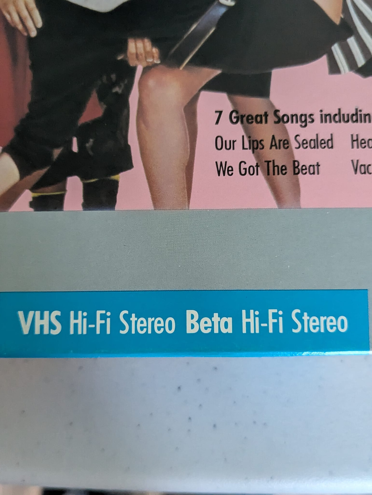 1985 Cardboard Display for the Go-Go’s Prime Time Vintage