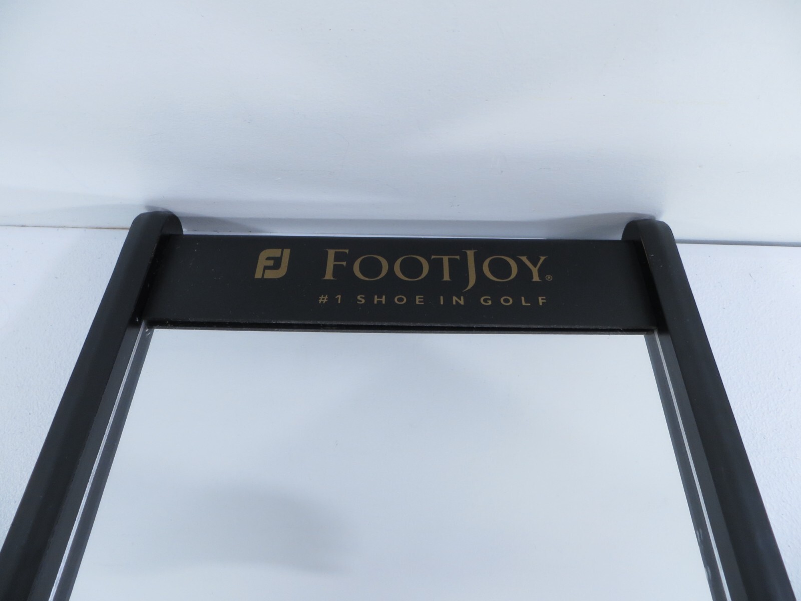 FootJoy #1 Shoe in Golf Store Display Angled Floor Mirror Shoe Mirror