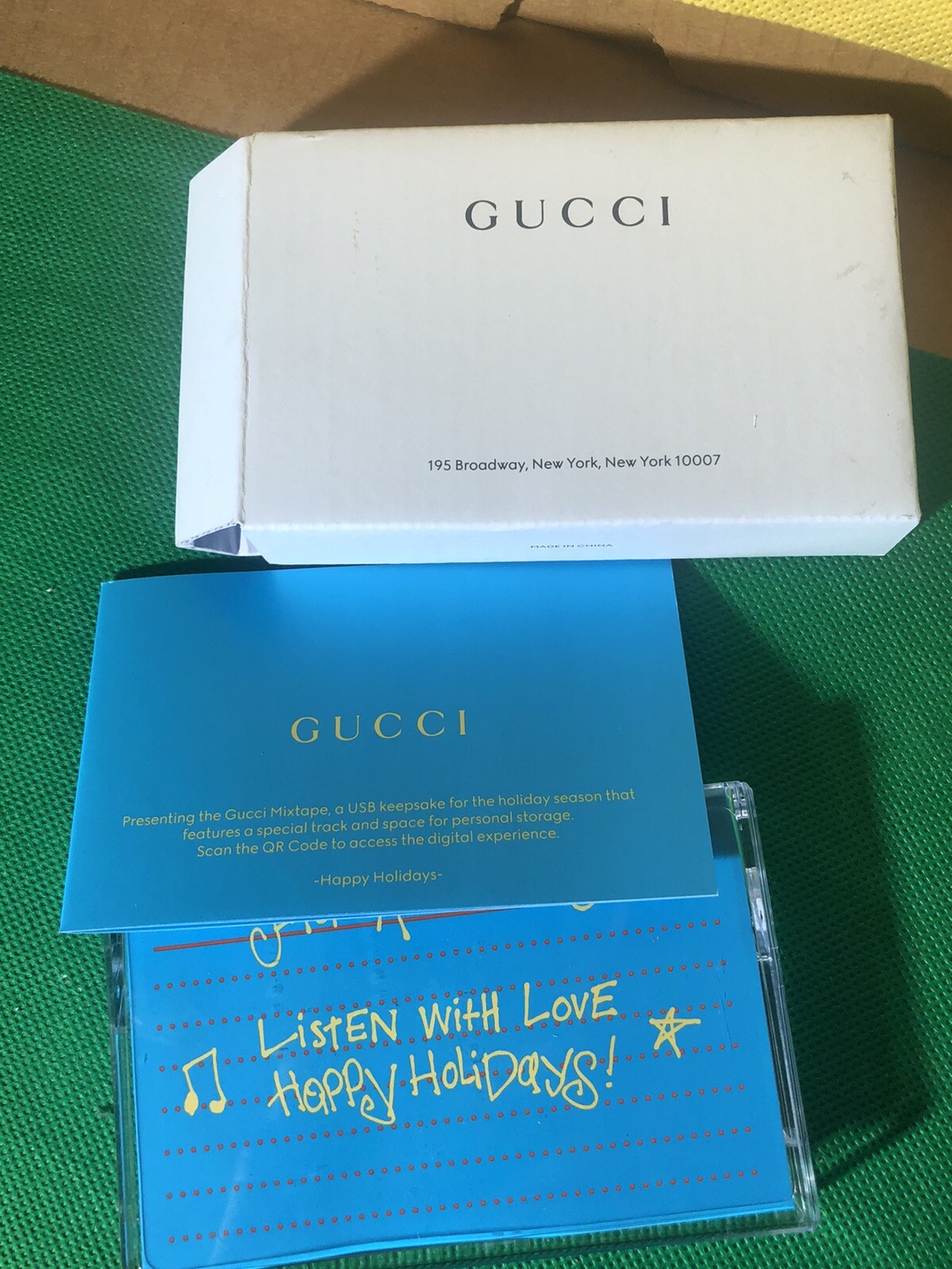 Gucci Music USB Cassette Tape Motif Novelty 100th Anniversary 2021