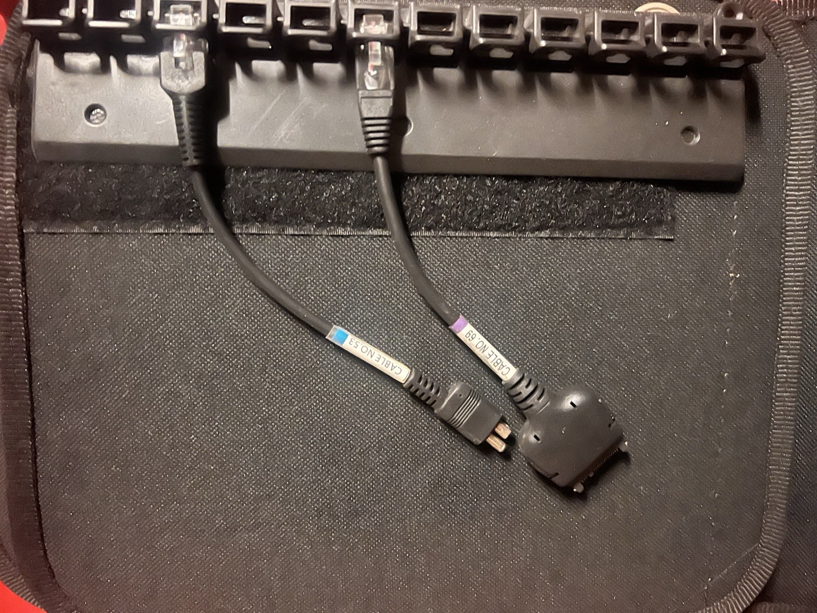 Electronic Phone Cable / Display Folder With Cables