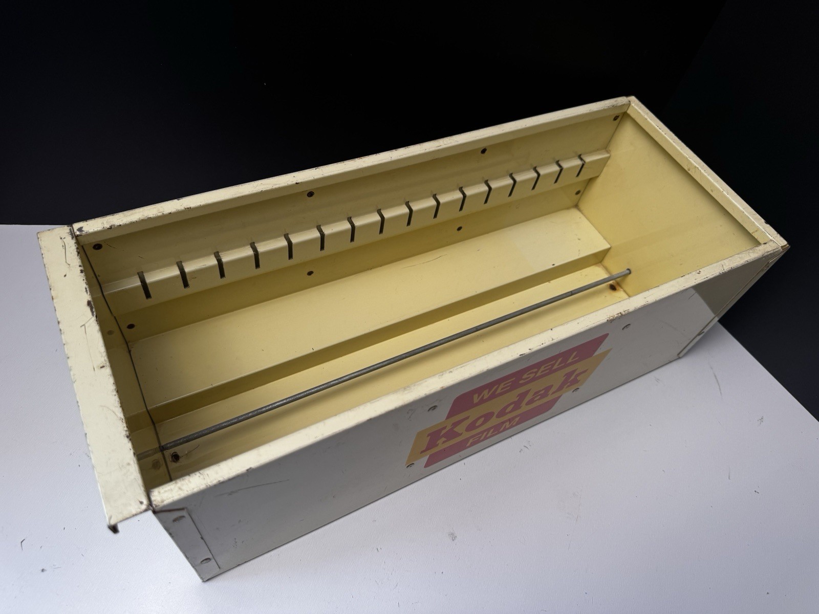 RARE Vintage Kodak Metal Film & Print Processing File Display Box