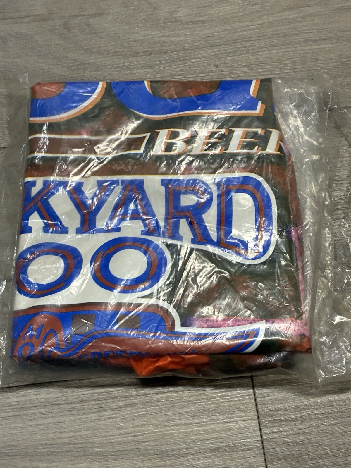1996 BUSCH Beer NASCAR Brickyard 400 Inflatable Hanging Store / Bar Display Vtg.