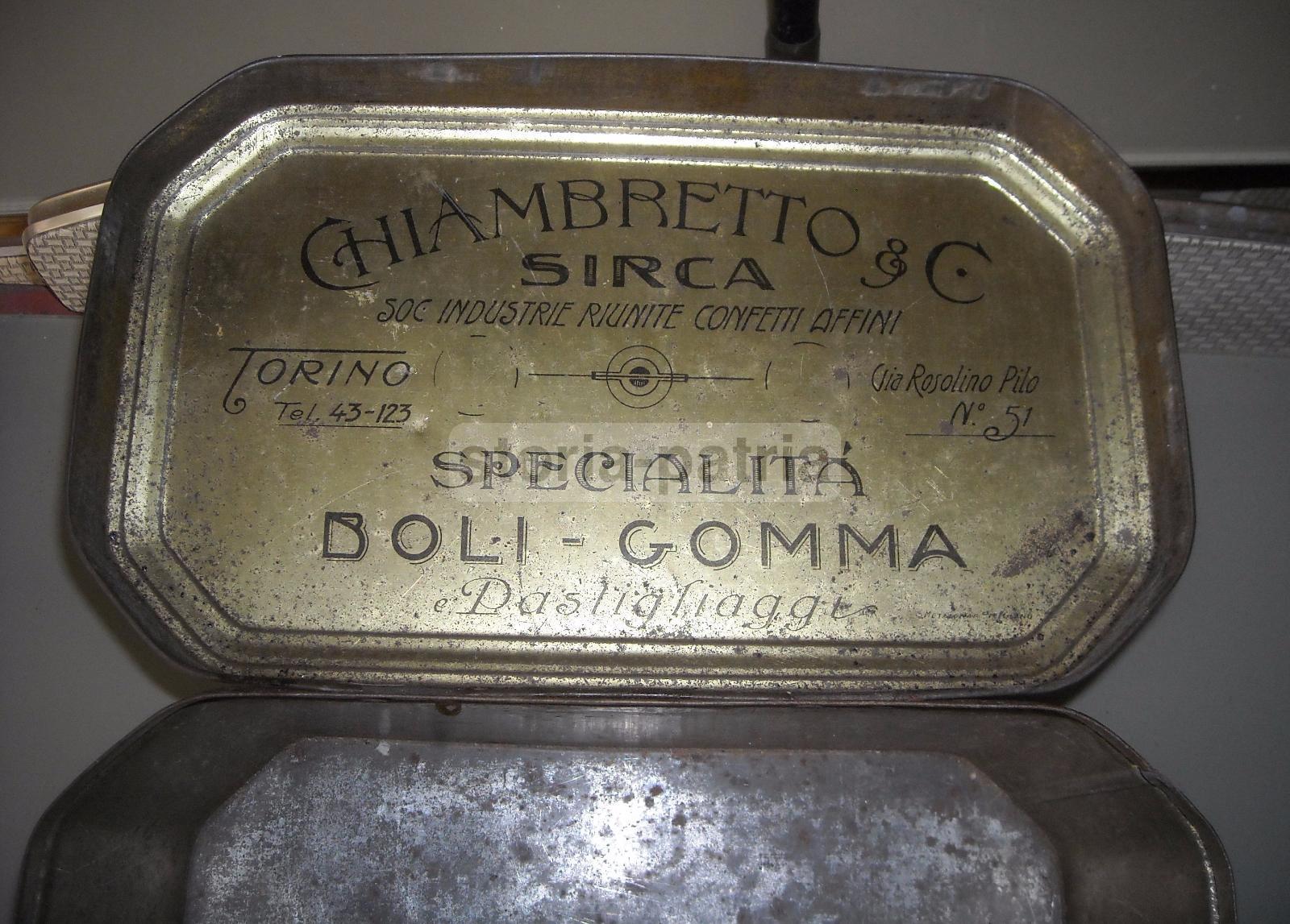 TURIN_SIRCA_CHIAMBRETTO_DOLCIARIA_CONFECTIONERY_PILLS_TYRES_ADVERTISING
