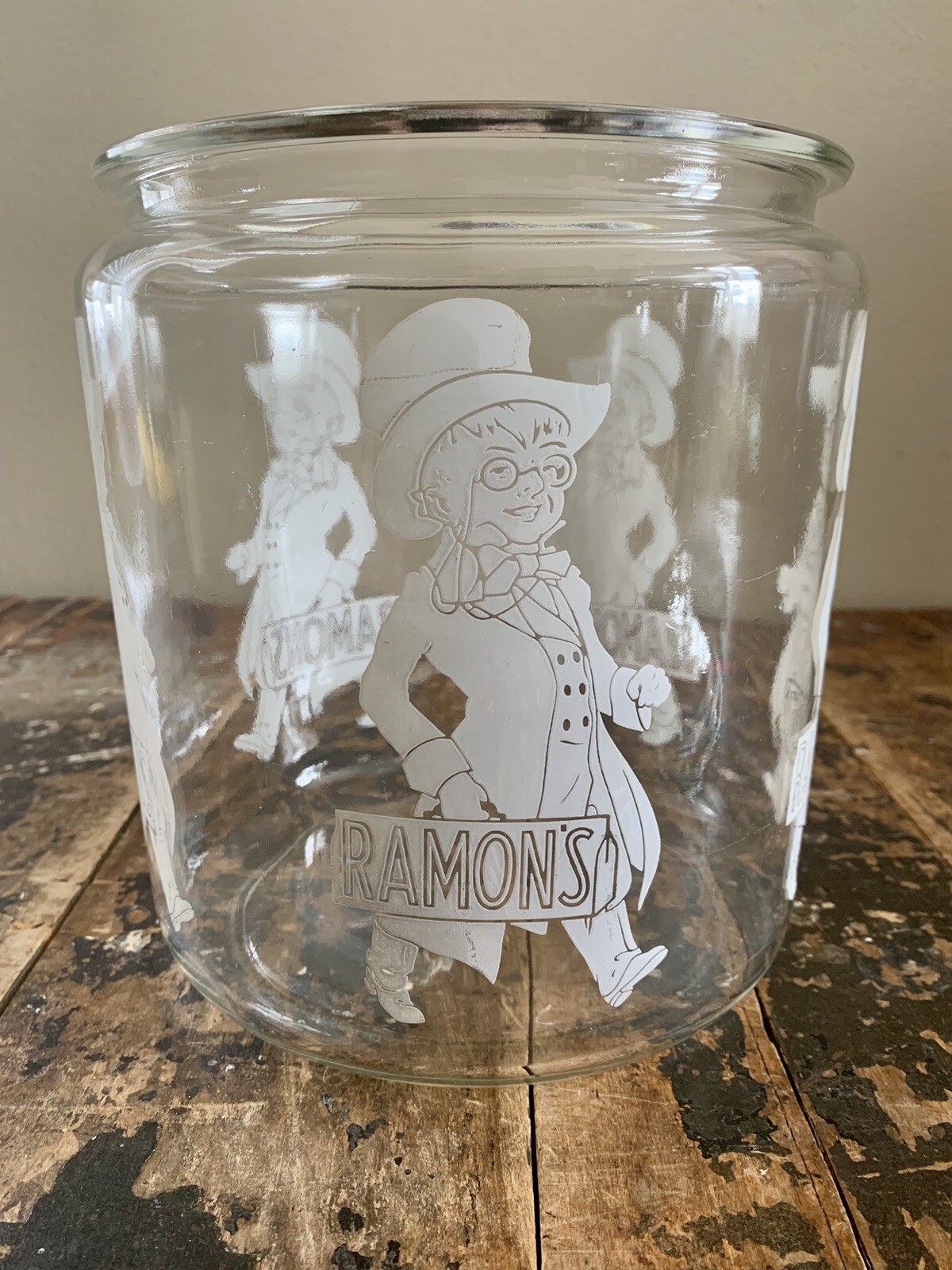 Vintage Ramon’s The Little Doctor General/Country Store Glass Counter Bulk Jar