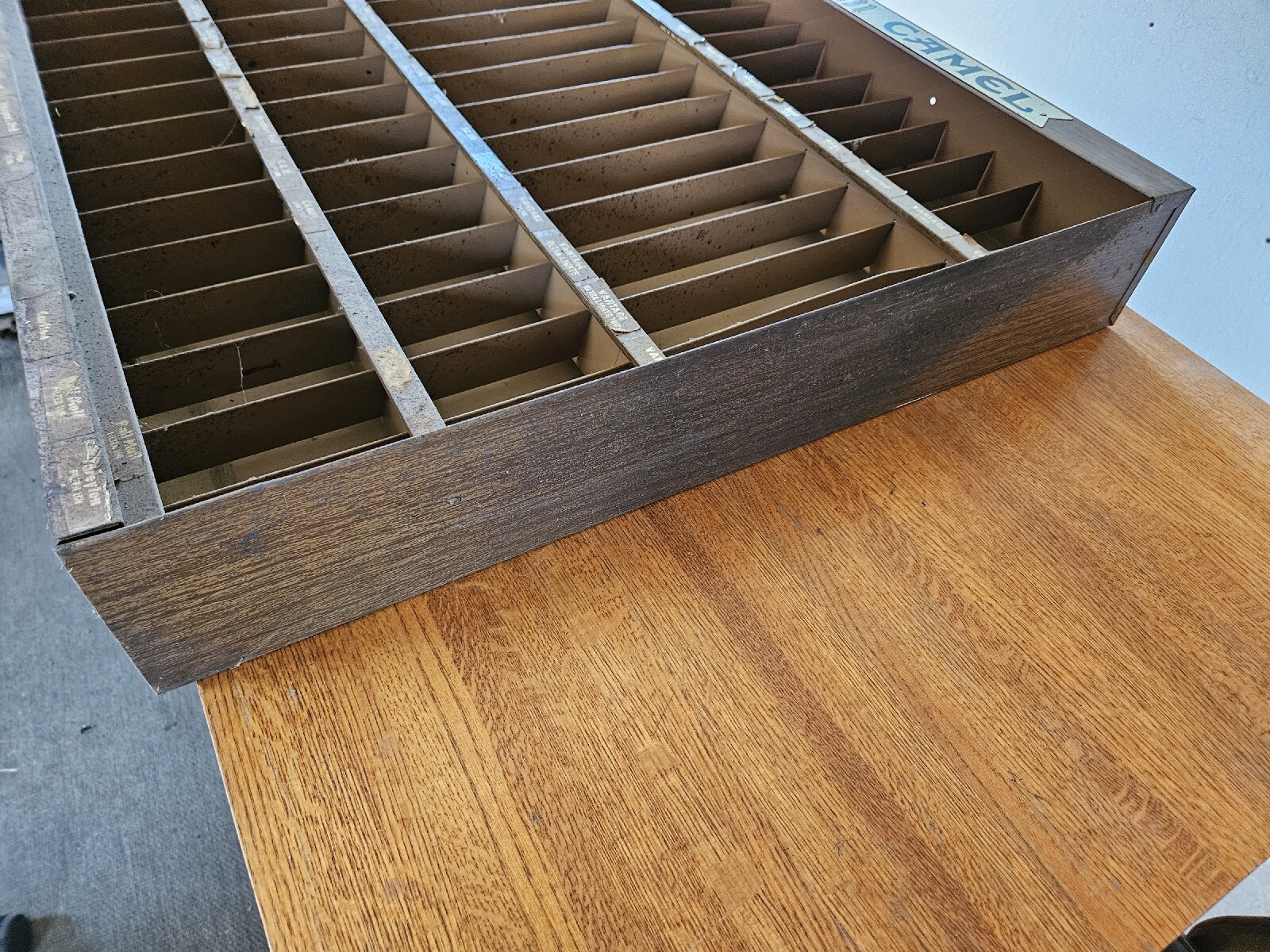 Vintage Metal Cigarette Store Display Sales Rack Case – Winston, Salem, Camel