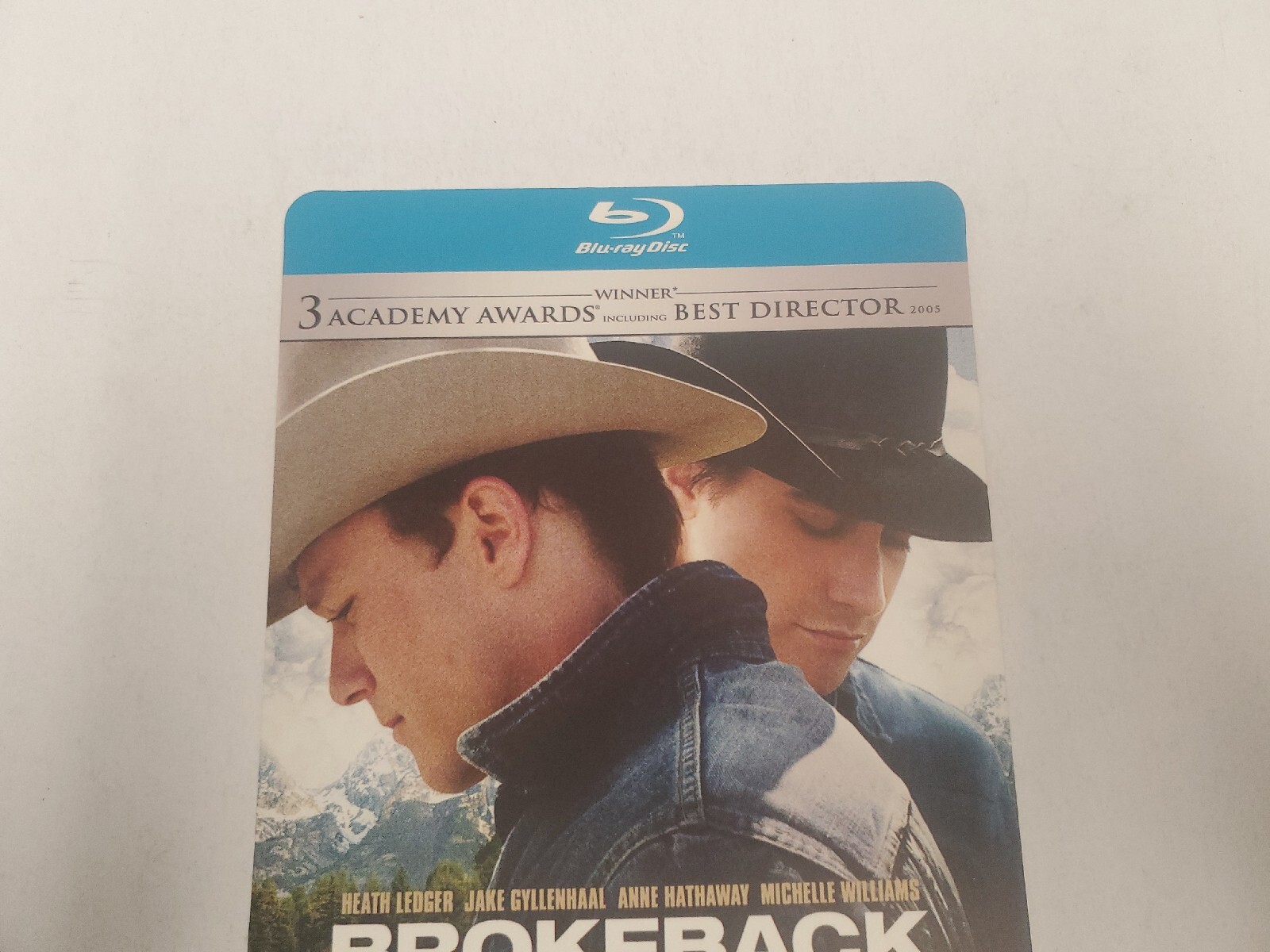 Broke back Mountain BLOCKBUSTER SHELF DISPLAY BLU-RAY BACKER CARD ONLY 5.5″X8″