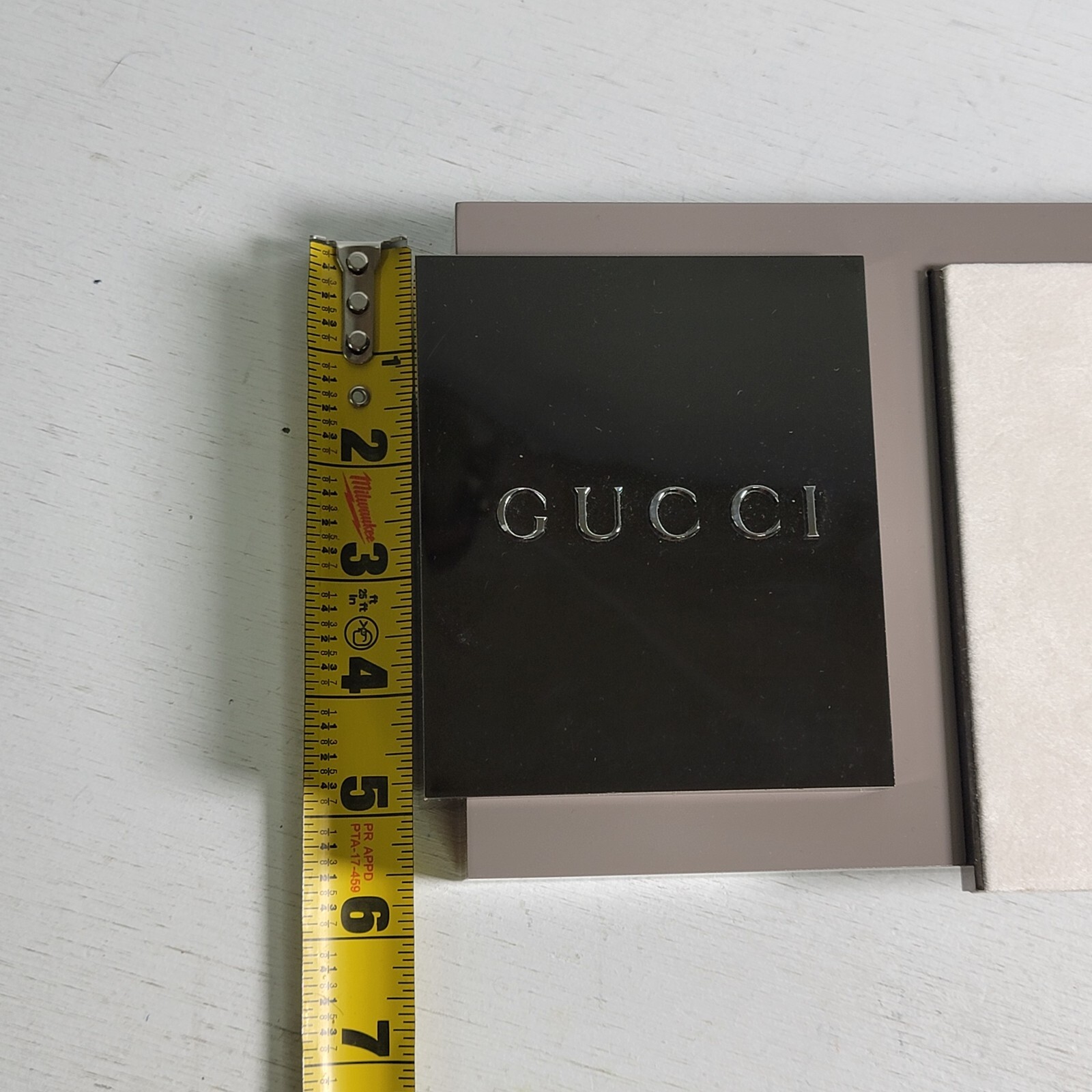 GUCCI Acrylic Felt Countertop Platform Display Shelf Watch Jewelry Store Dealer