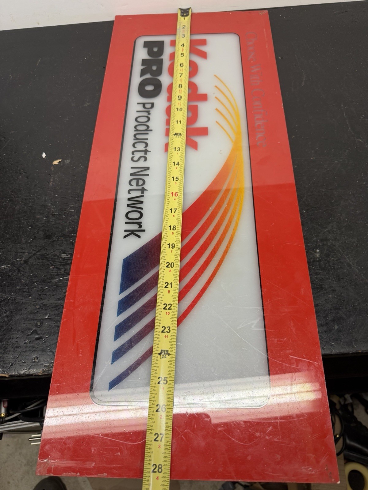 Vintage Kodak Pro Camera Promotional Sign 27×11