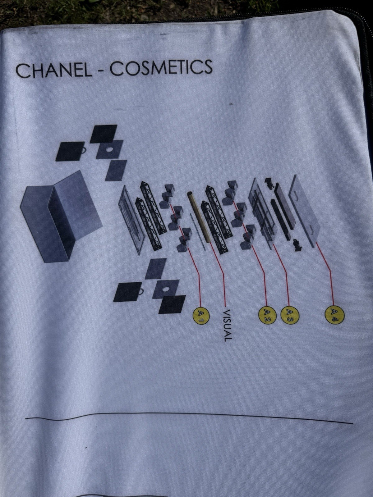 Chanel Luxury Boutique Display Frame Stand Store Fixture