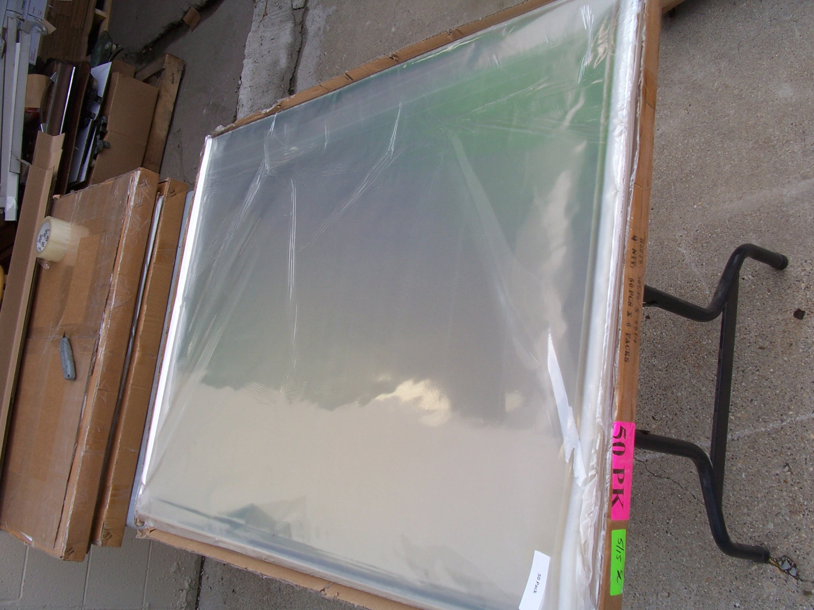 POSTER LARGE CLEAR ARCHIVAL STORAGE ENVELOPE ACID FREE 5 PCS 22 x 34 + FLAP