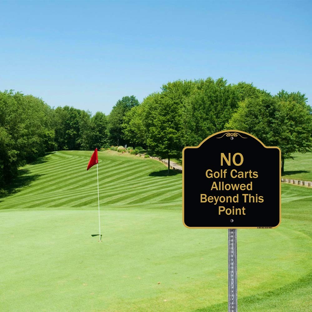 SignMission Designer Private Driveway No Turn Around Trespassing Sign 18×24