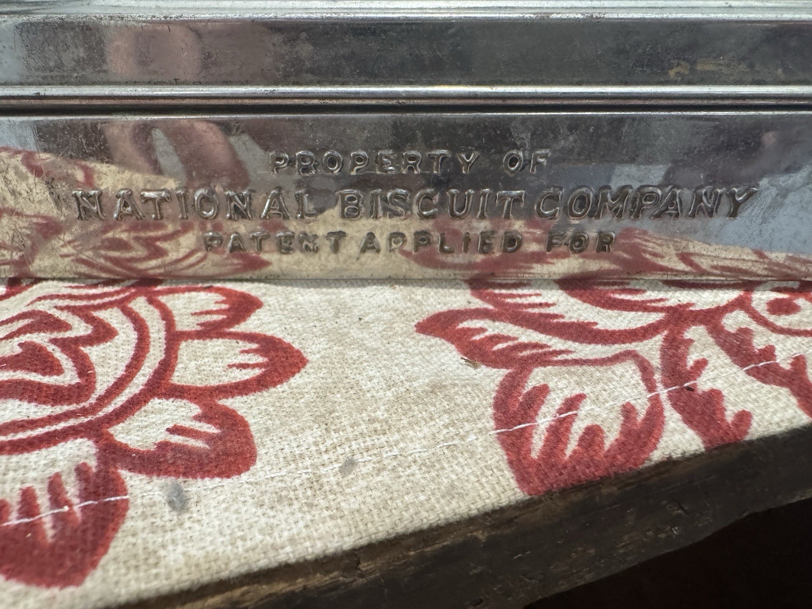 National Biscuit Company Glass Display Cover