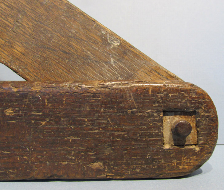 VERY OLD LG WOODEN BARBER SHOP STRAIGHT EDGE RAZOR 18 3/4″ WINDOW DISPLAY NEAT