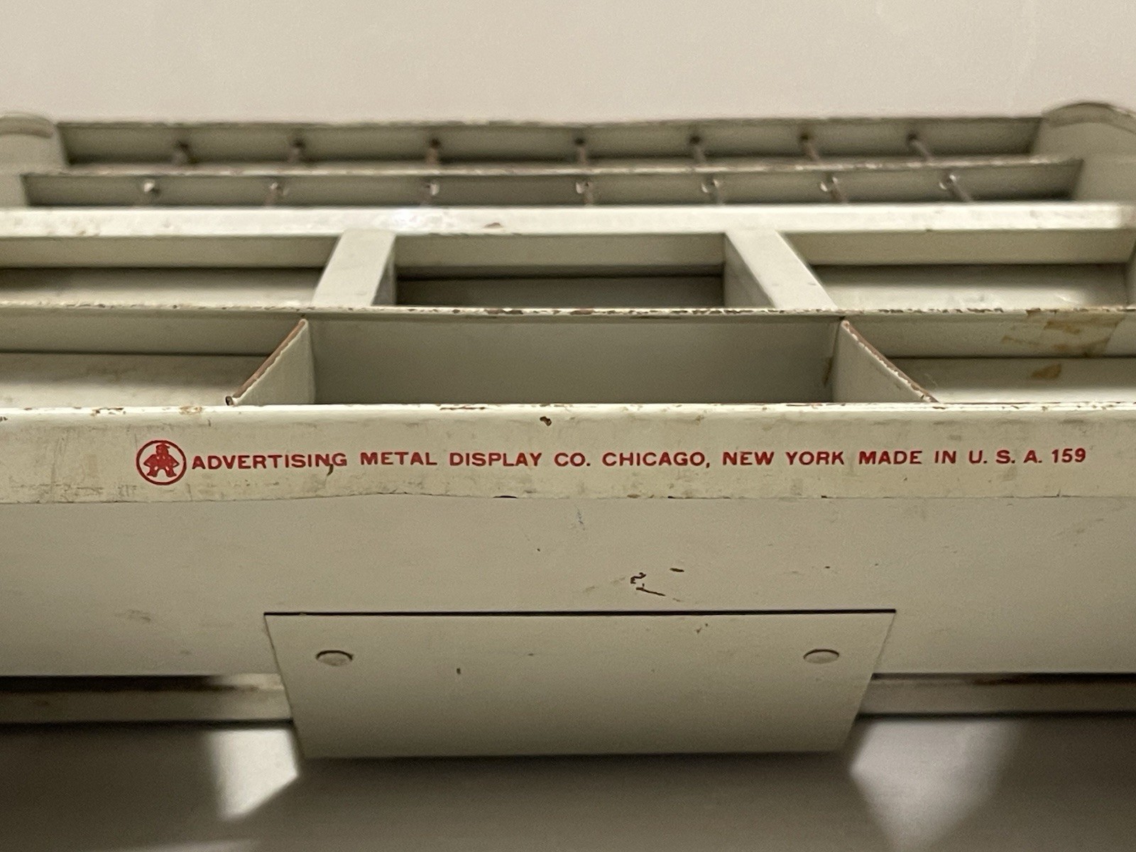 Vintage Boye Needle Company Metal Cabinet Display For Store Can Be Hung