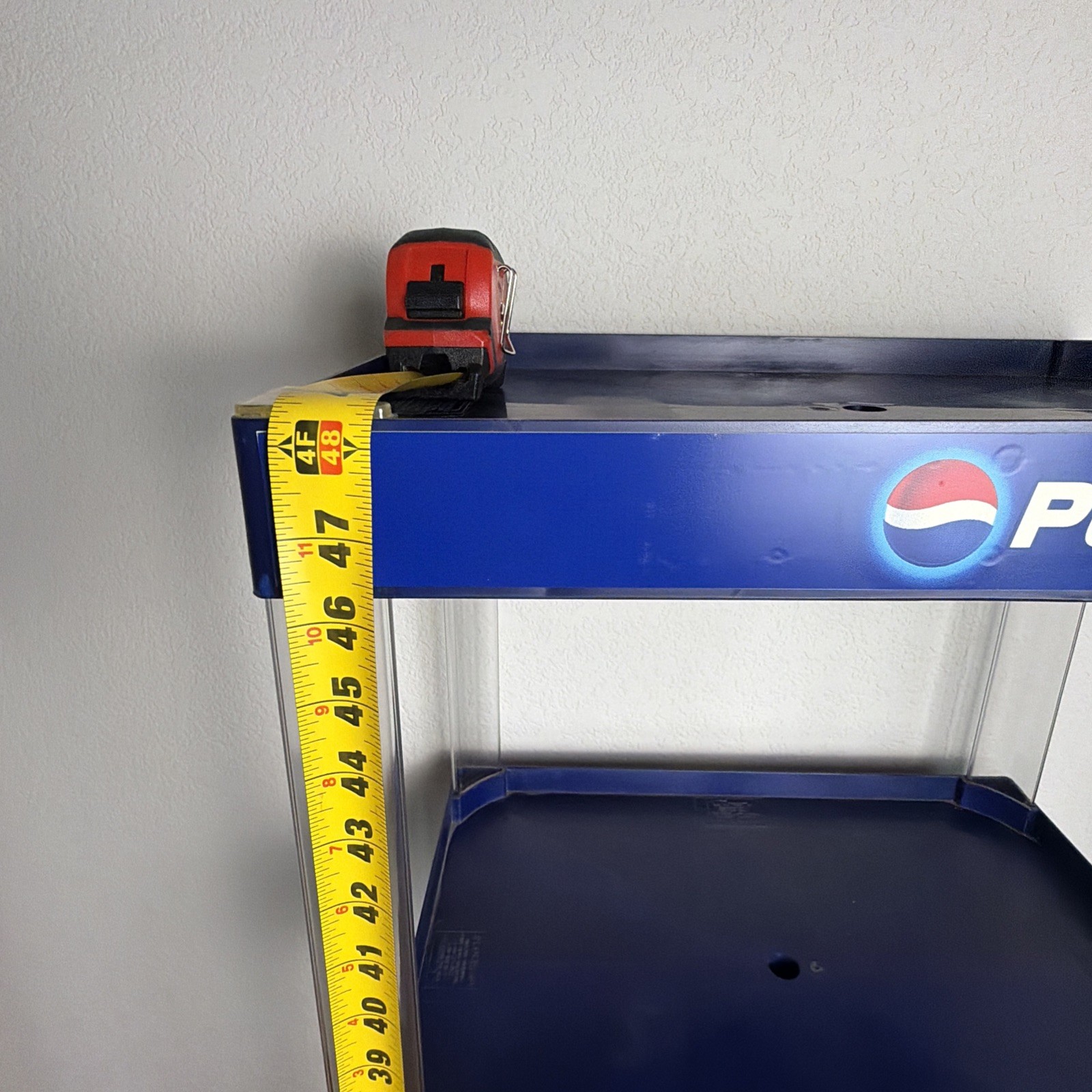 Vintage Pepsi Showoff 3×4 Store Display Rack Paul Flum 4 Tier Counter Display