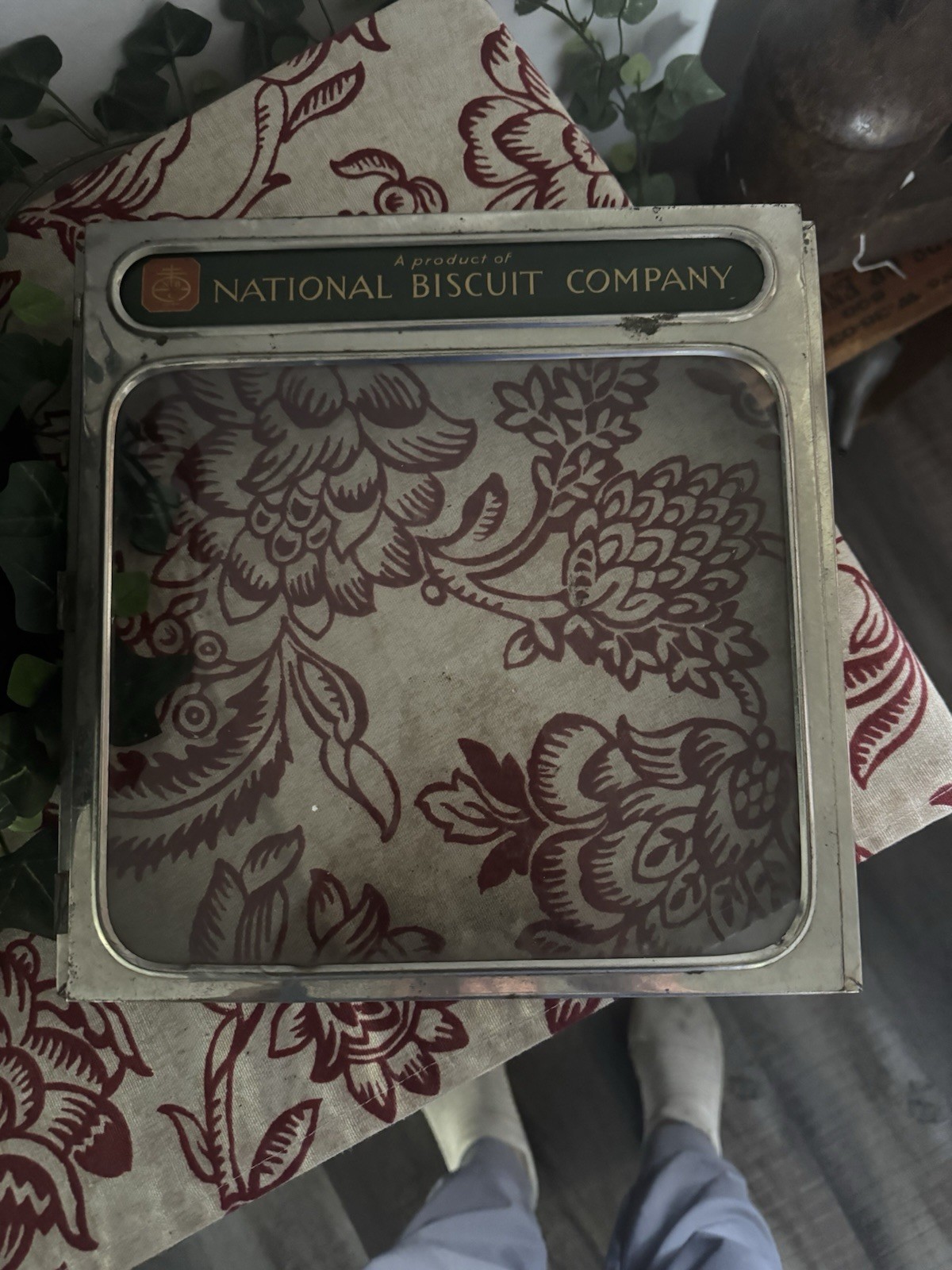 National Biscuit Company Glass Display Cover