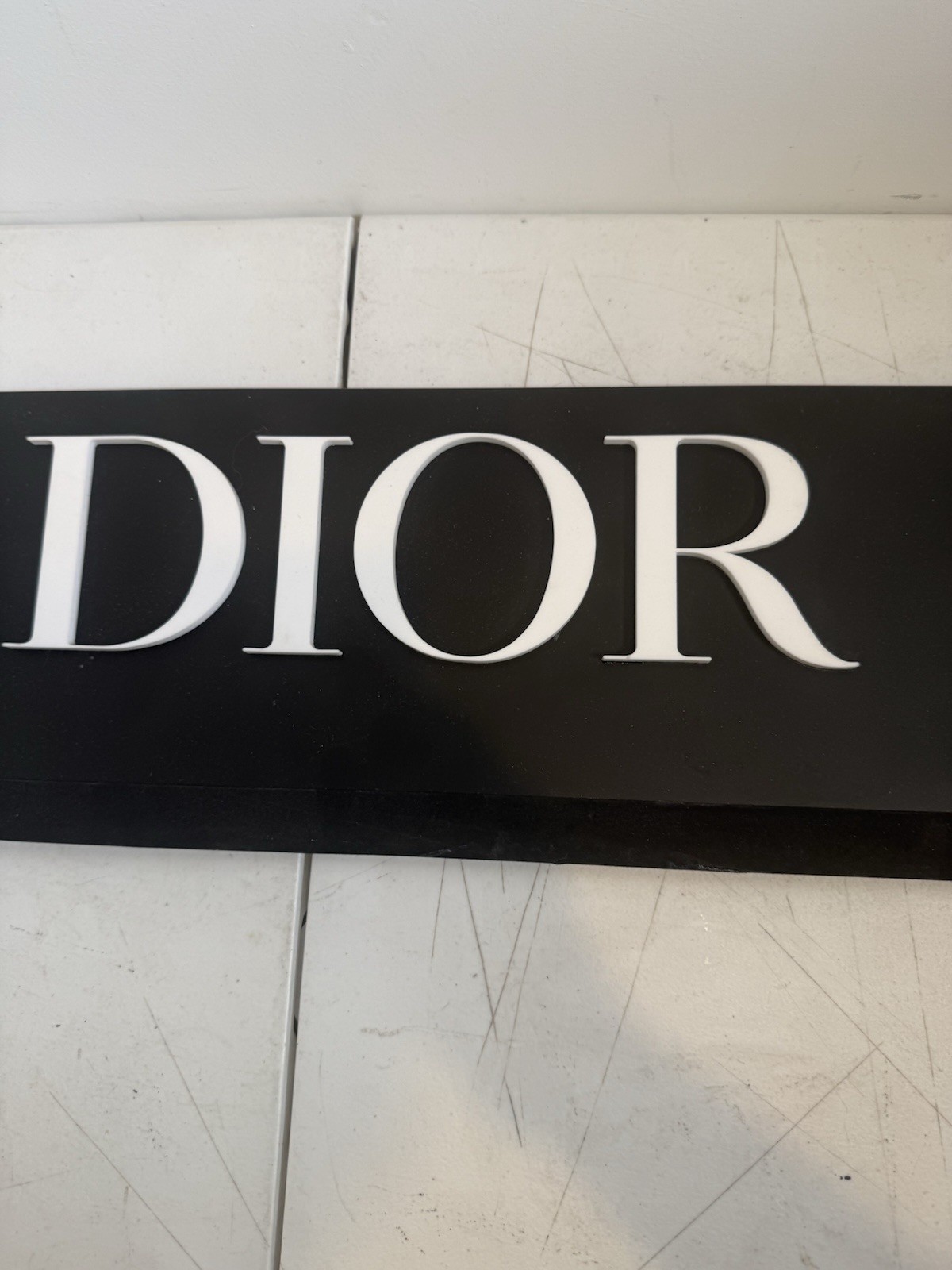 Dior Logo Display Sign Store Sign Super Rare