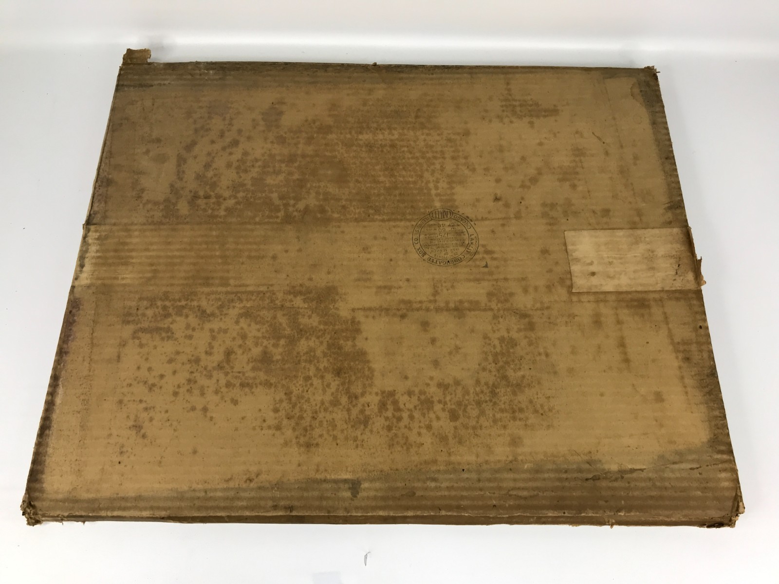 Rare Chicago Paint Works Chief Trifold Cardboard Advertising Sign Store Display