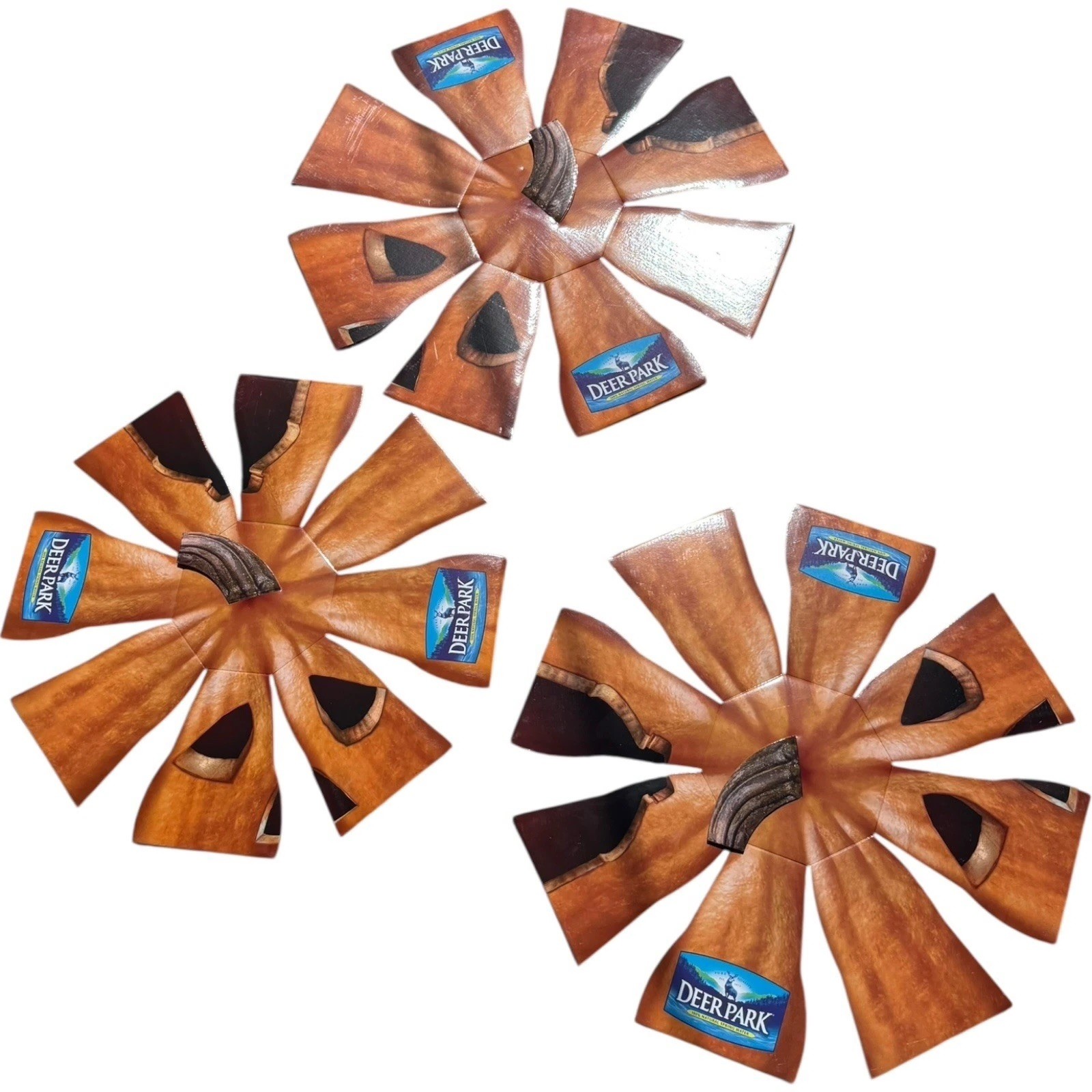 Deer Park Halloween Store Display Pumpkins 3 Pack 2012 Pop Up 23”