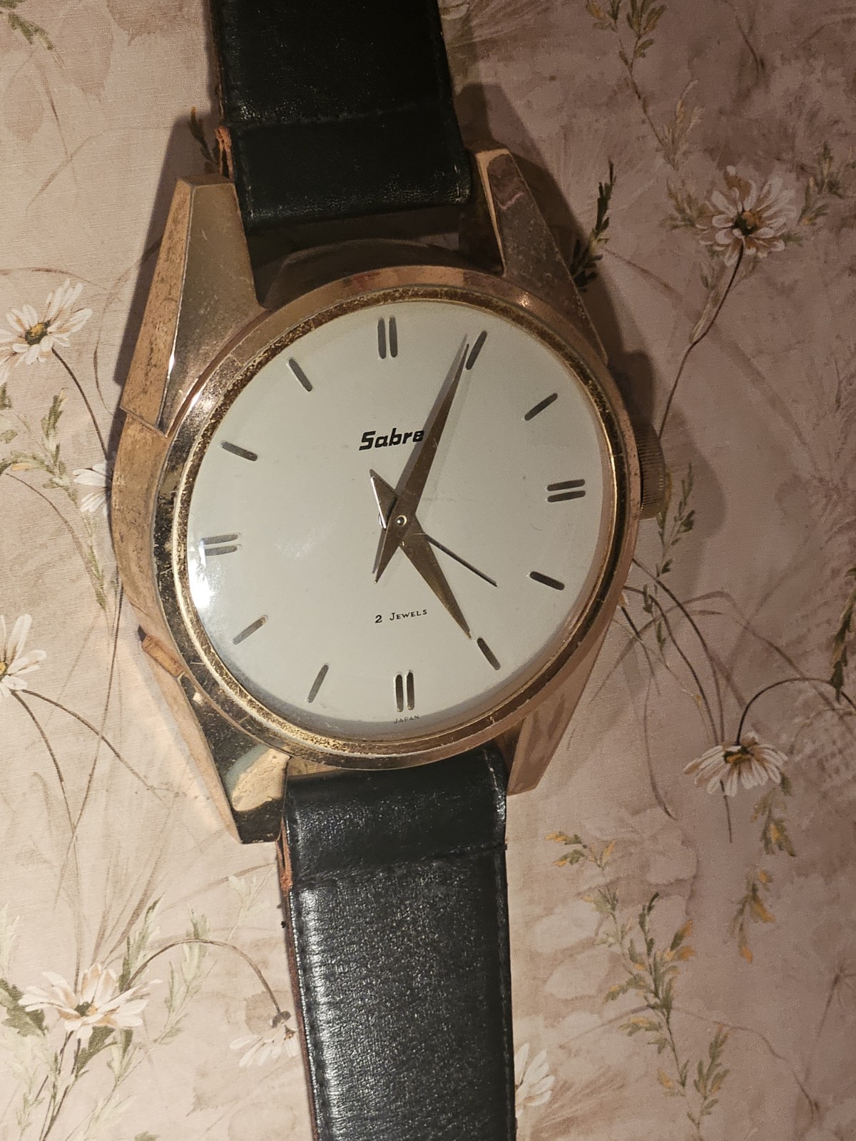 Vintage Store Display “SABRE” Wristwatch 30″ Oversized Works? 1960s Japan WATCH