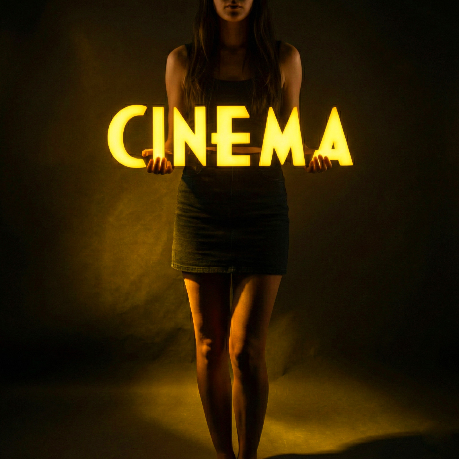 Cinema Lighted Sign Light LED Neon Logo Home Theater Decor Paramount