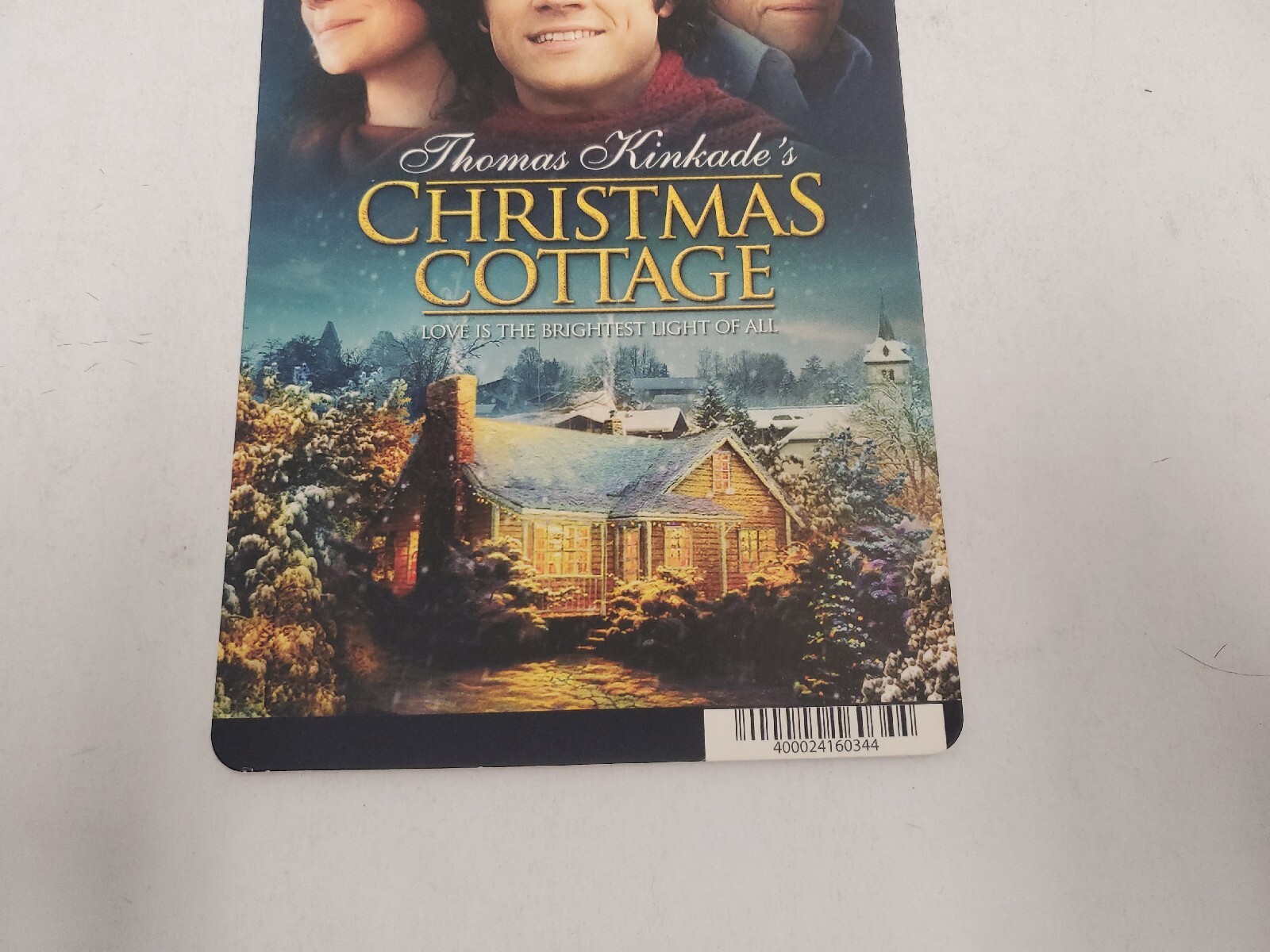 Thomas Kinkade’s Christmas Cotage BLOCKBUSTER SHELF DVD BACKER CARD ONLY 5.5″X8″