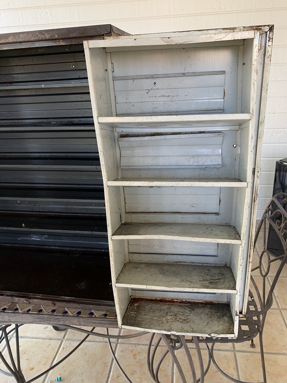 Industrial Storage Napa Echlin Ignition Carburator Cabinet Metal Garage Office