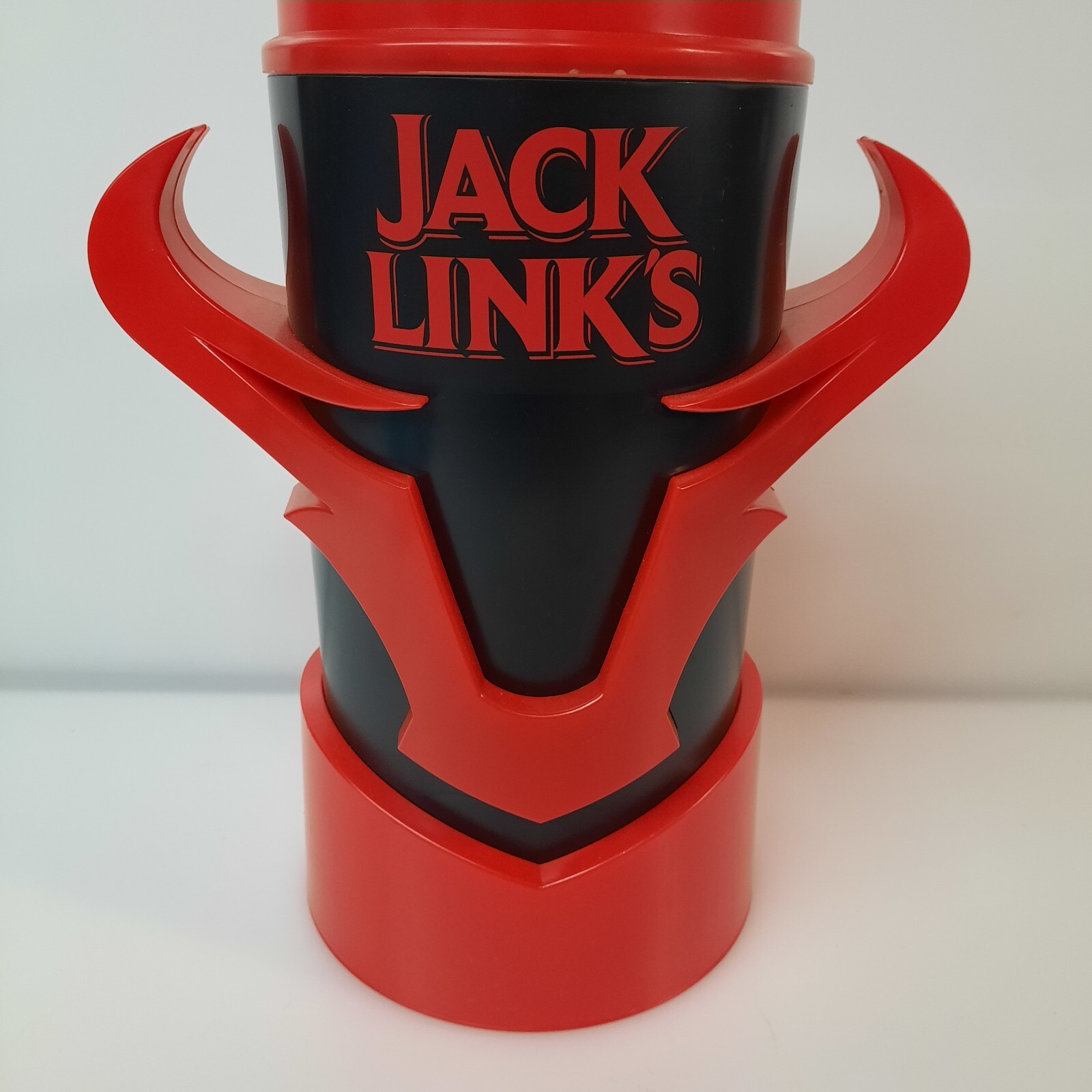 Jack Links Beef Jerky Display POP Bucket Canister Holder Man Cave Advertisement