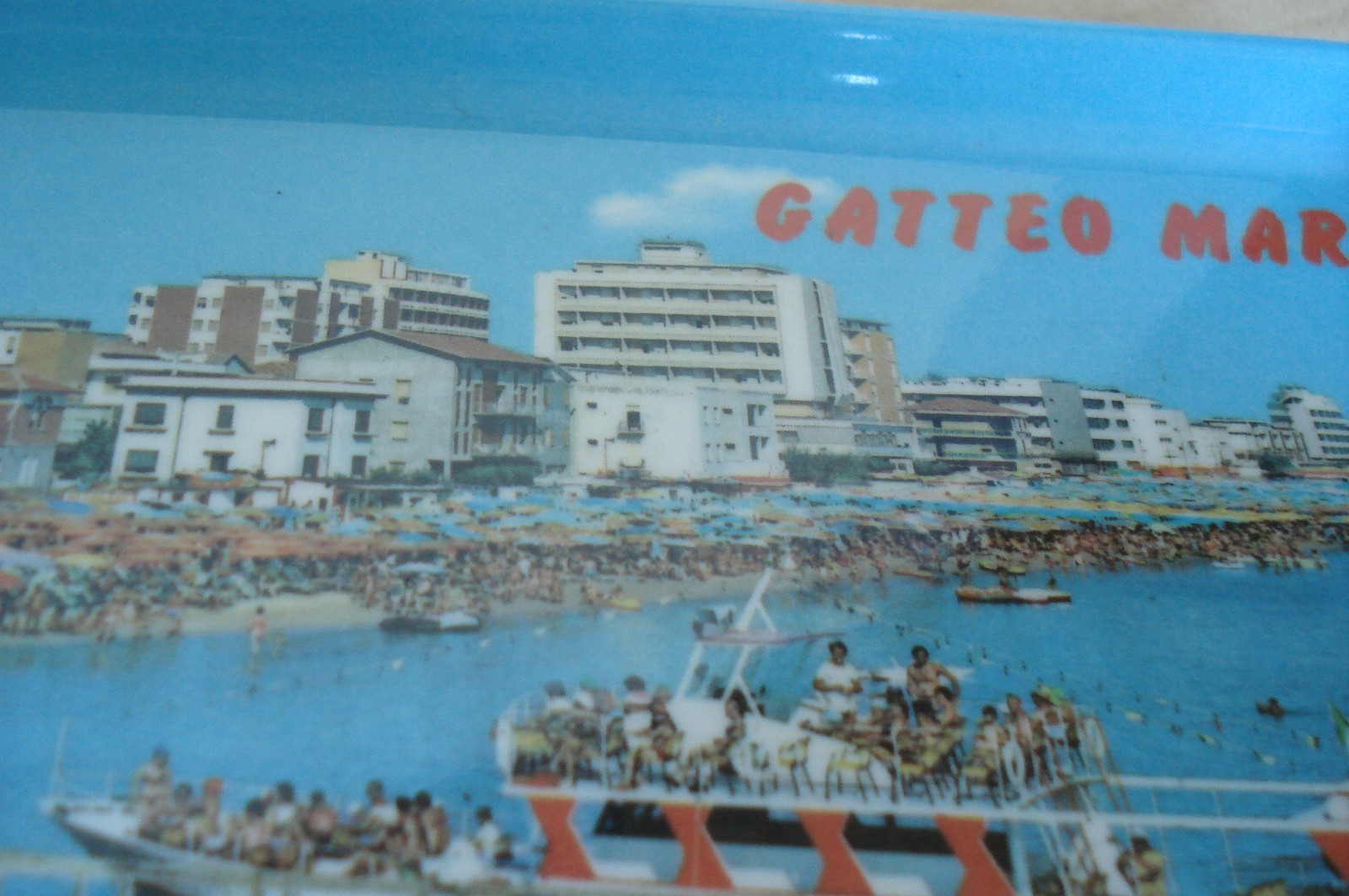 CATTEO SEA ASHTRAY HOTEL HOTEL BEACH BOAT 1960s