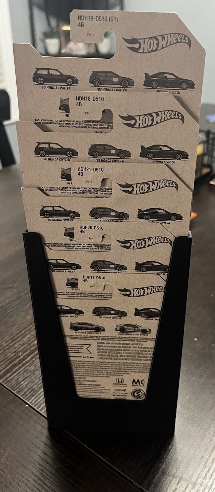 Hot Wheels Display Stand. Fits up to 5 1:64 hot wheels cars. STAND ONLY
