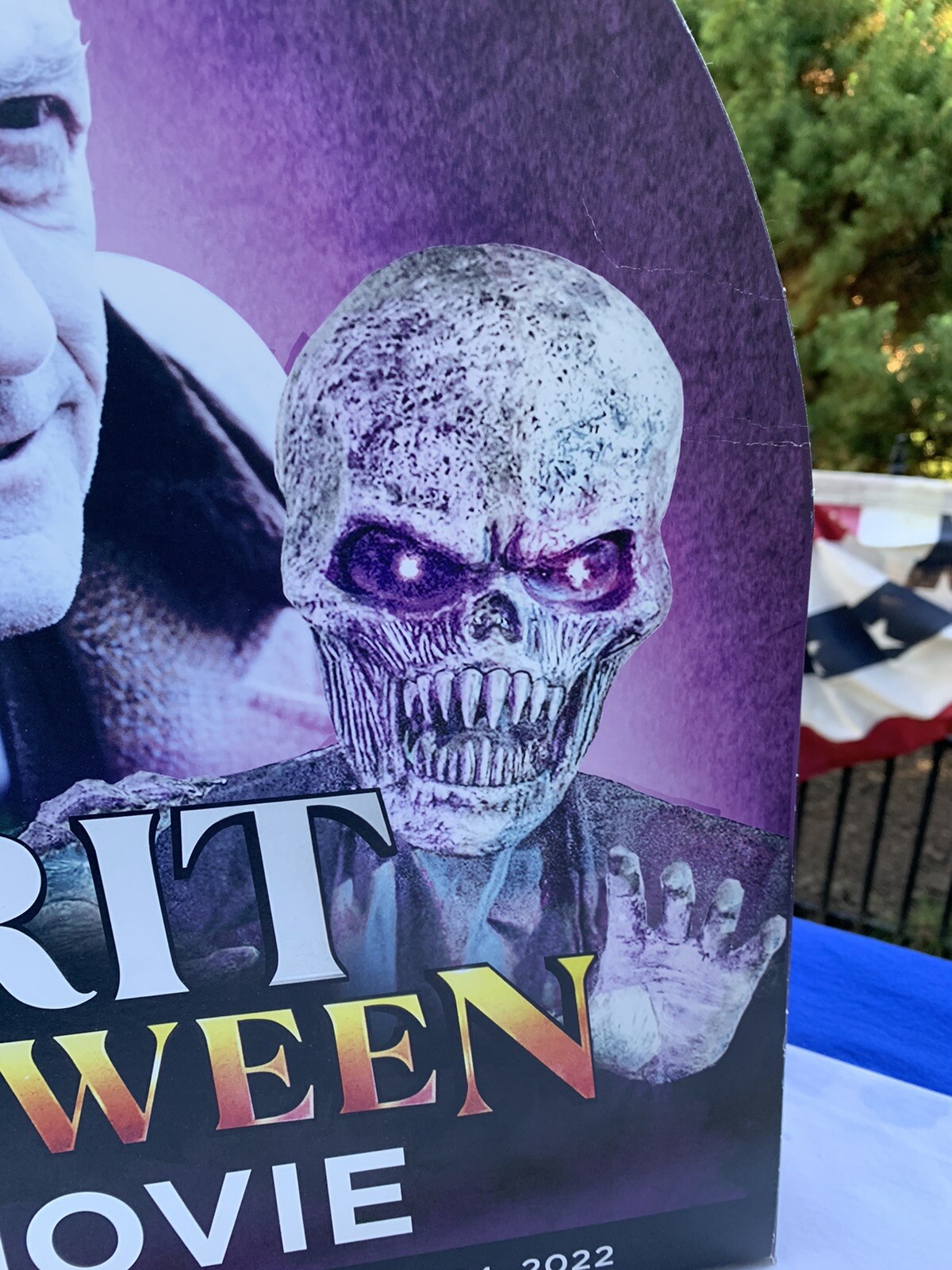 2022 Spirit Halloween The Movie Cardboard Stand Up Store Display Scare Horror