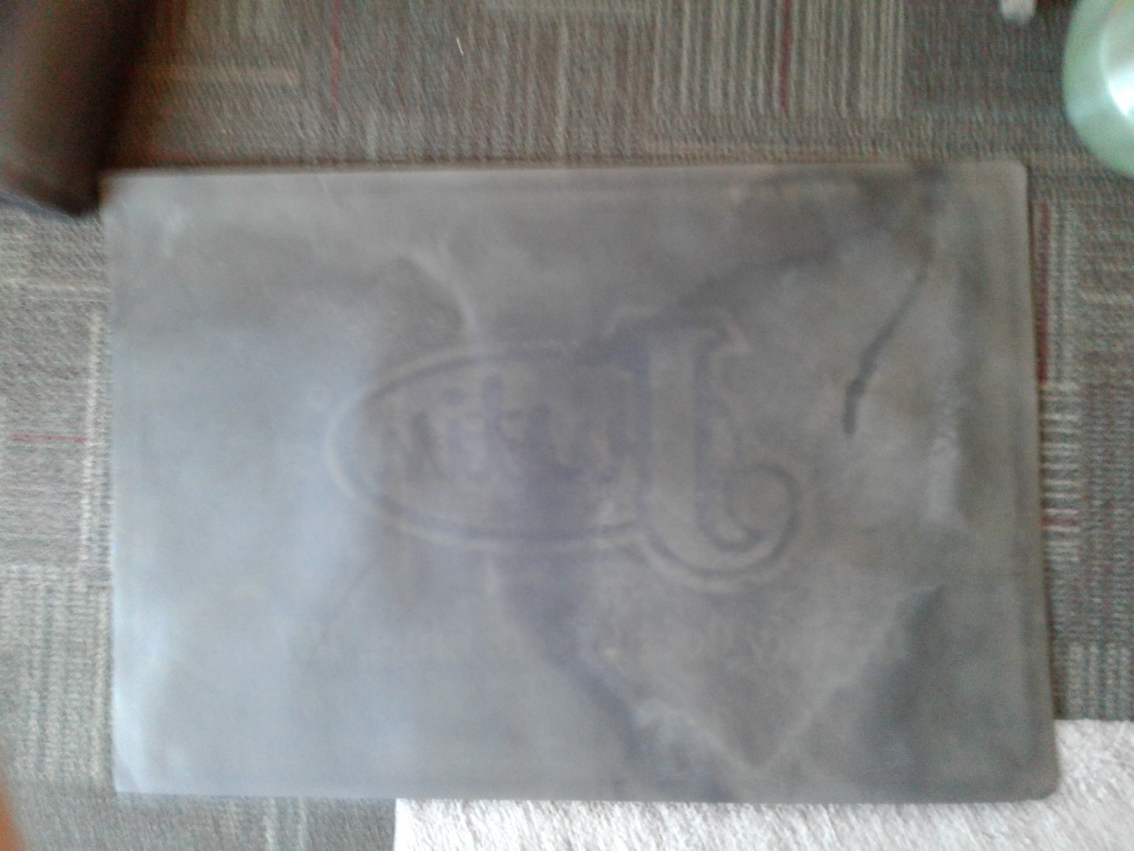 Collectible Western Justin Boots Store Display Floor Mat.
