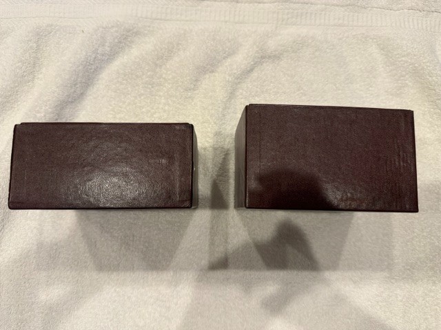 VINTAGE LEITZ LEICA LENS BOXES LOT OF 2 CAMERA PACKAGING BOX ONLY