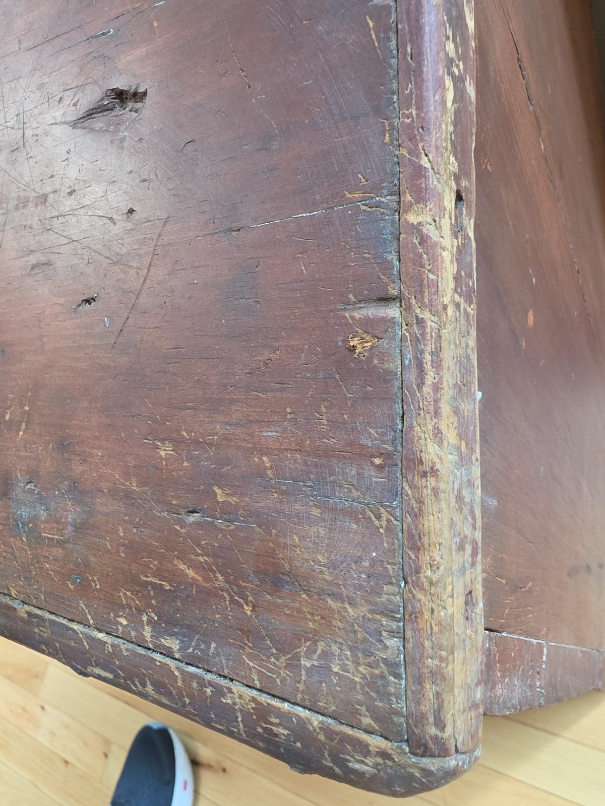 Antique Primitive Coffee General Store Display Bin Storage Box Farm Country READ