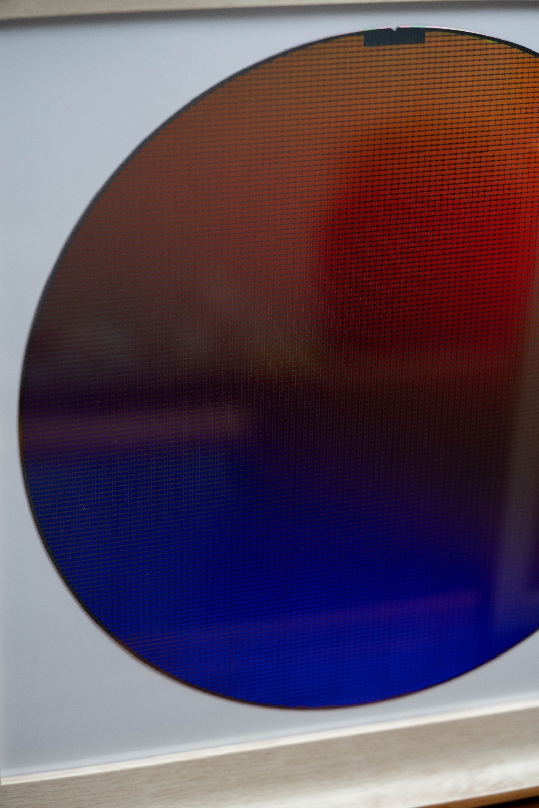 Framed Silicon Wafer Display for Vintage CPU Microchips Tech Wall Art (8&12inch)