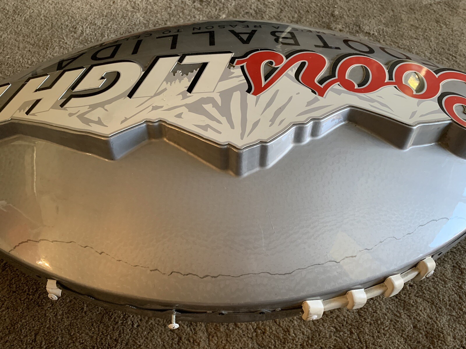 Coors Sign – Gootballiday Store Display – Official Retail Coors Sign plastic