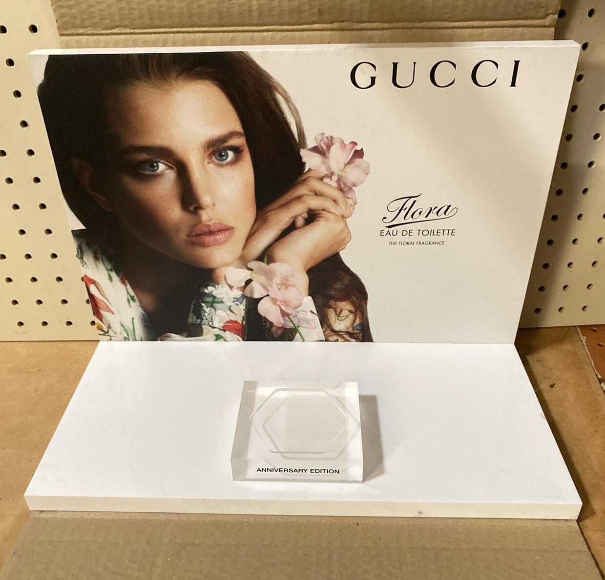 BRAND NEW GUCCI FLORA EAU DE TOILETTE COUNTER DISPLAY “ANNIVERSARY EDITION”